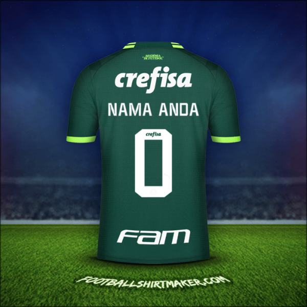 Jersey Palmeiras 2023 -  nama anda - 0
