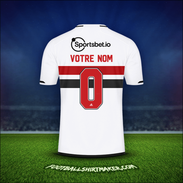 Maillot Sao Paulo FC 2023/2024 -  votre nom - 0