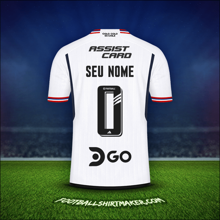 Camisa Colo Colo 2023 -  seu nome - 0