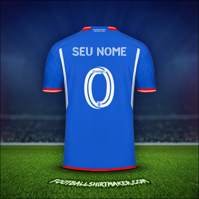 Camisa Universidad de Chile 2023 -  seu nome - 0