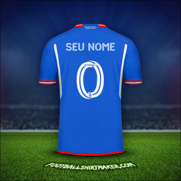 Camisa Universidad de Chile 2023 -  seu nome - 0