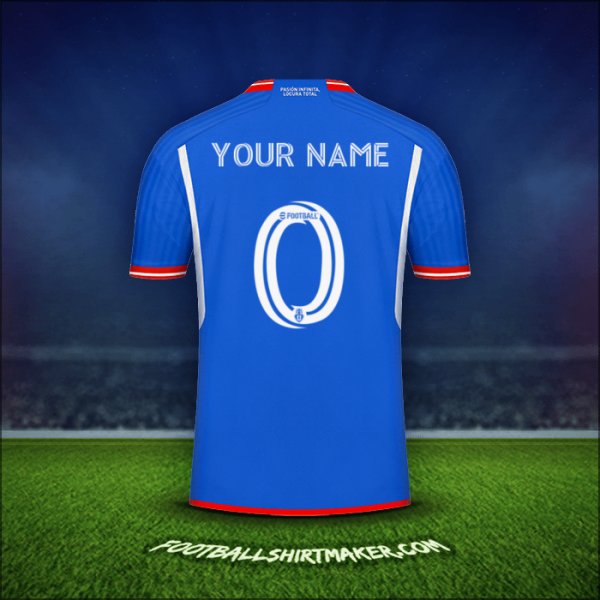 Jersey Universidad de Chile 2023 -  your name - 0