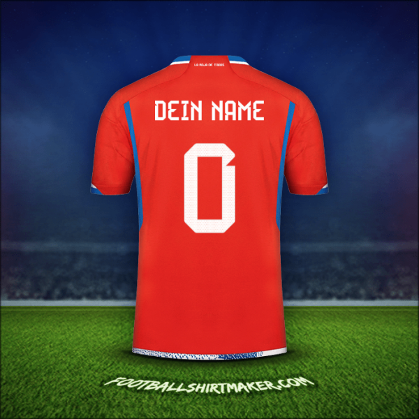 Trikot Chile 2022/2023 -  dein name - 0