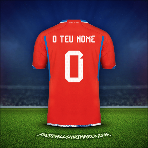 Camisola Chile 2022/2023 -  o teu nome - 0
