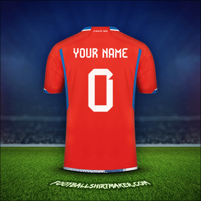 Jersey Chile 2022/2023 -  your name - 0