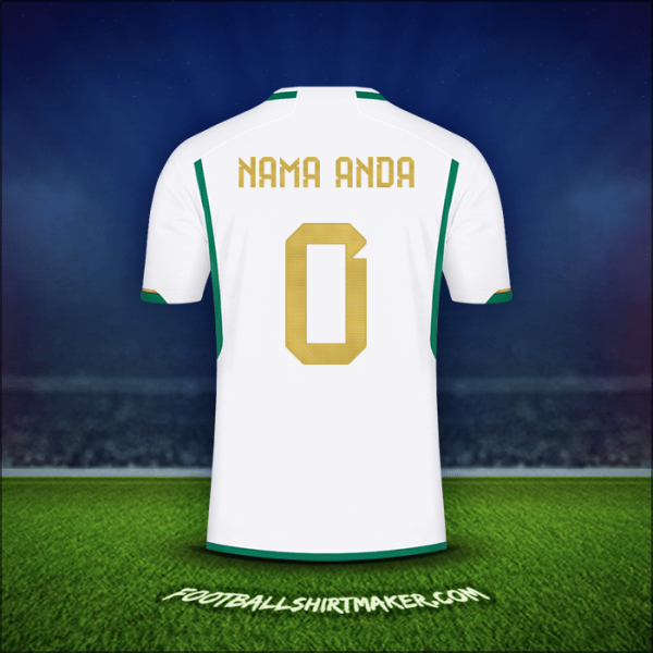 Jersey Aljazair 2022/2023 -  nama anda - 0