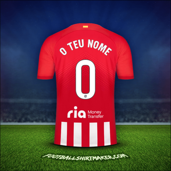 Camisola Atletico Madrid 2023/2024 -  o teu nome - 0