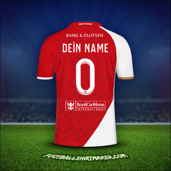 Trikot As Monaco 2023/2024 -  dein name - 0