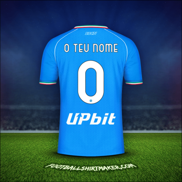 Camisola SSC Napoli 2023/2024 -  o teu nome - 0