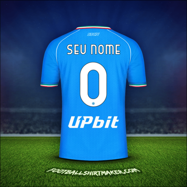 Camisa SSC Napoli 2023/2024 -  seu nome - 0