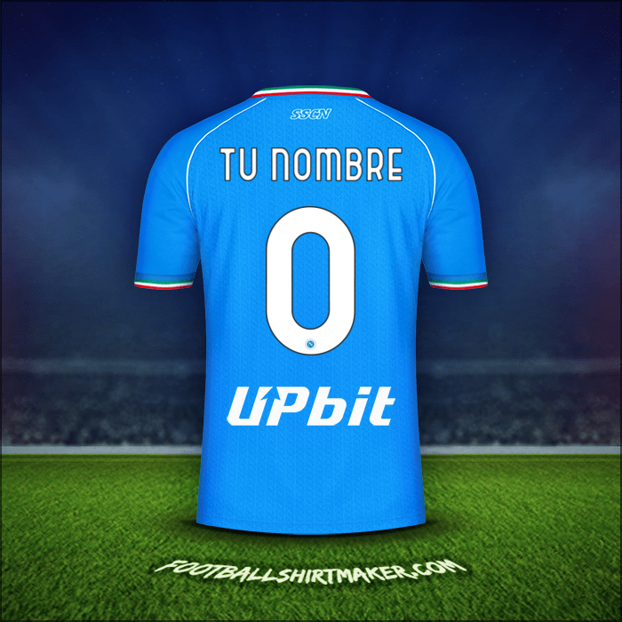 Camiseta SSC Napoli 2023/2024 -  tu nombre - 0