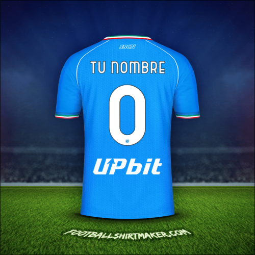 Camiseta SSC Napoli 2023/2024 -  tu nombre - 0