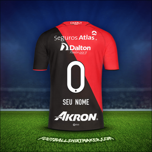 Camisa Atlas 2023/2024 -  seu nome - 0