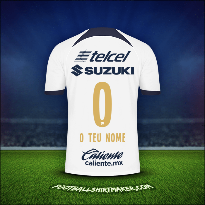 Camisola Pumas UNAM 2023/2024 -  o teu nome - 0