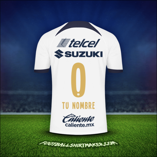 Camiseta Pumas UNAM 2023/2024 -  tu nombre - 0