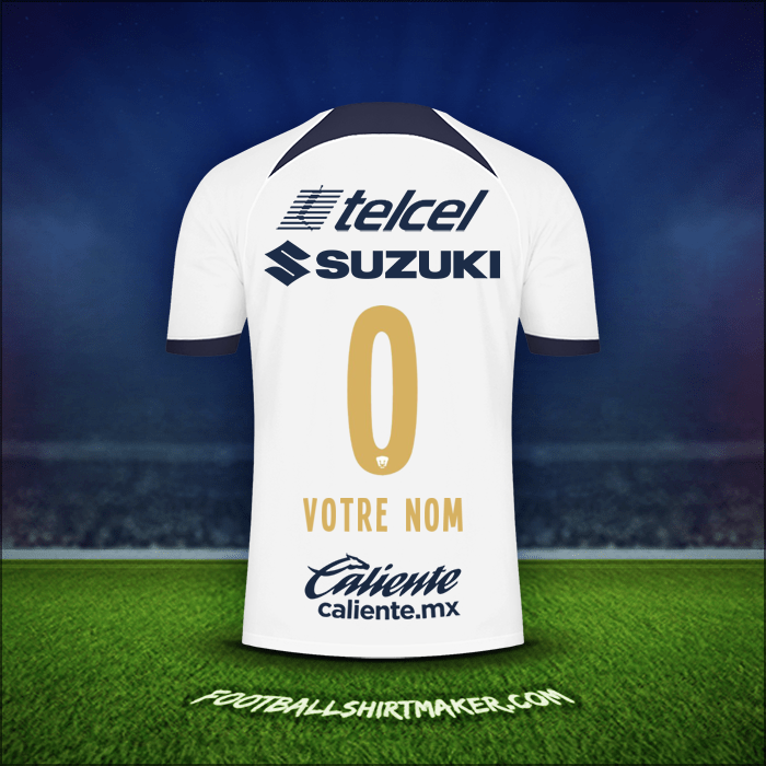 Maillot Pumas UNAM 2023/2024 -  votre nom - 0