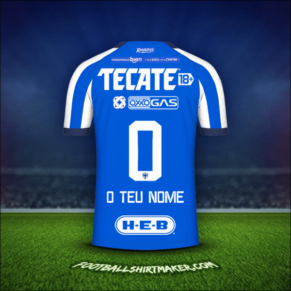 Camisola Monterrey 2023/2024 -  o teu nome - 0