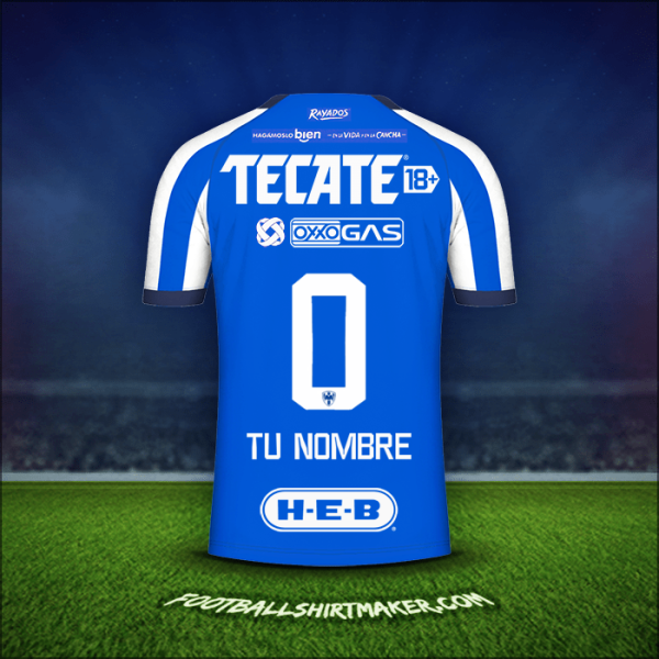 Camiseta Monterrey 2023/2024 -  tu nombre - 0