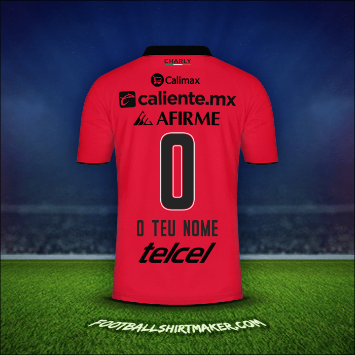 Camisola Club Tijuana 2023/2024 -  o teu nome - 0