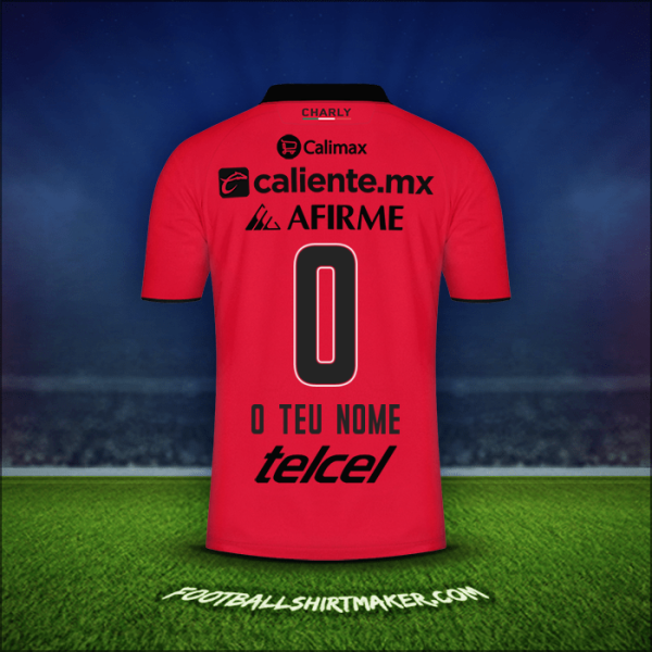 Camisola Club Tijuana 2023/2024 -  o teu nome - 0
