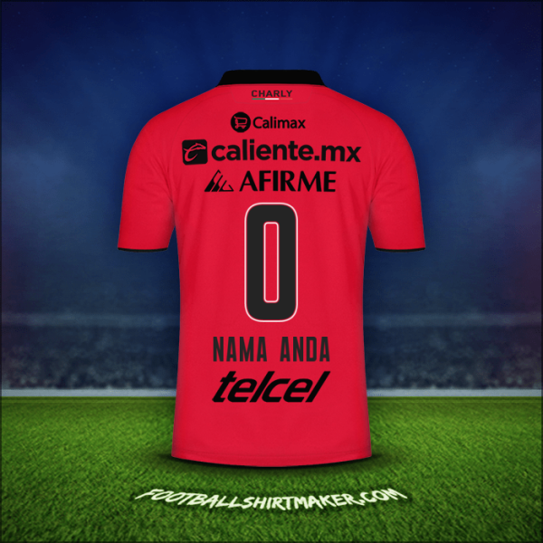 Jersey Club Tijuana 2023/2024 -  nama anda - 0