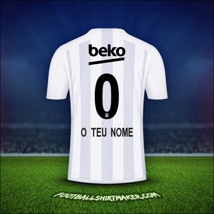 Camisola Besiktas JK 2023/2024 -  o teu nome - 0