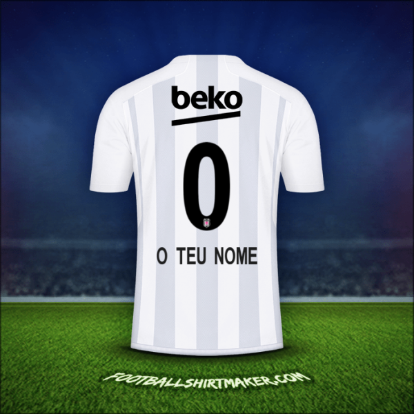 Camisola Besiktas JK 2023/2024 -  o teu nome - 0