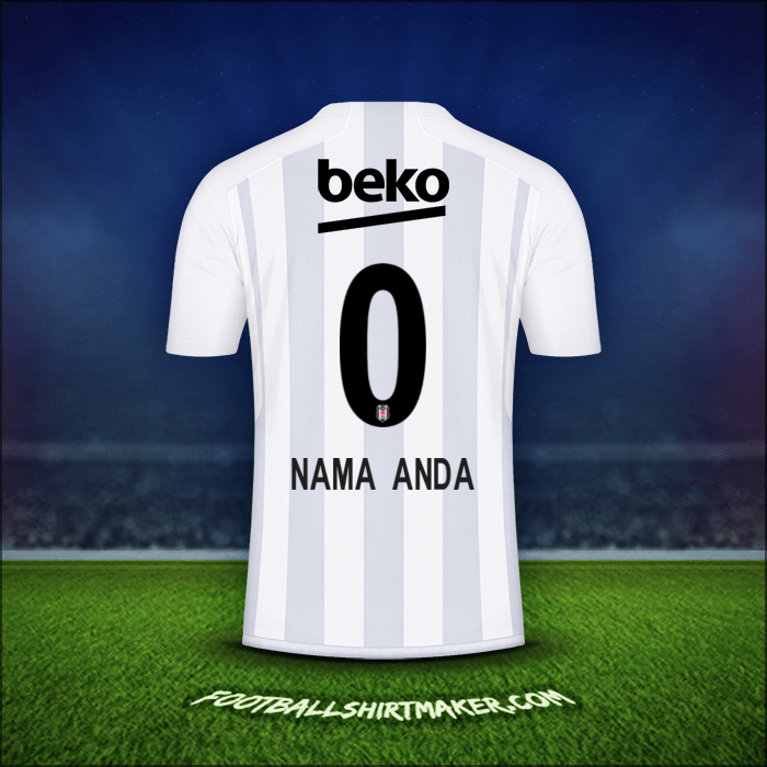 Jersey Besiktas JK 2023/2024 -  nama anda - 0