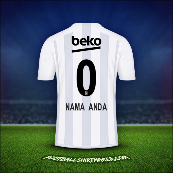 Jersey Besiktas JK 2023/2024 -  nama anda - 0