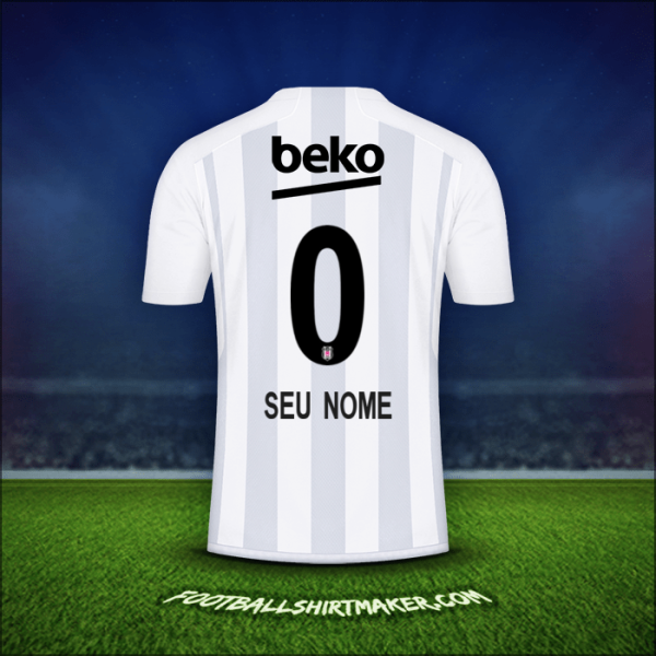 Camisa Besiktas JK 2023/2024 -  seu nome - 0