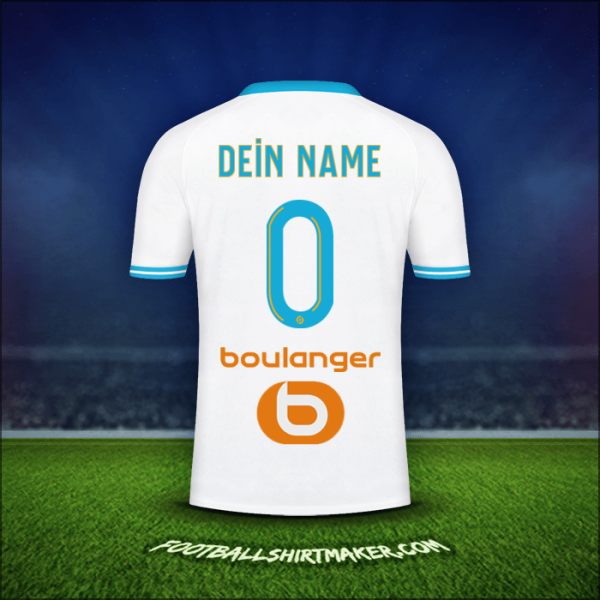 Trikot Olympique de Marseille 2023/2024 -  dein name - 0