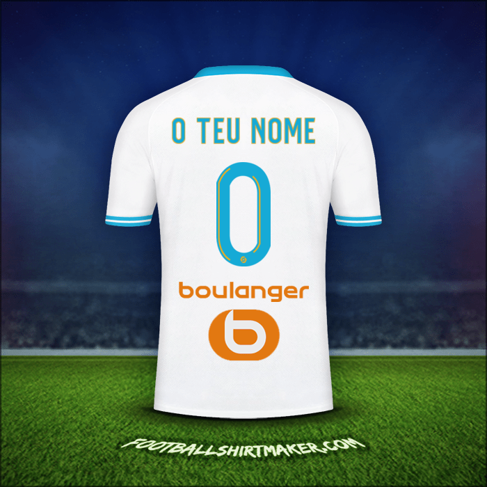 Camisola Olympique de Marseille 2023/2024 -  o teu nome - 0
