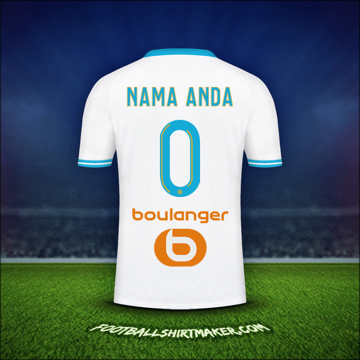 Jersey Olympique de Marseille 2023/2024 -  nama anda - 0