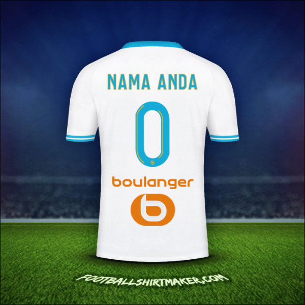Jersey Olympique de Marseille 2023/2024 -  nama anda - 0