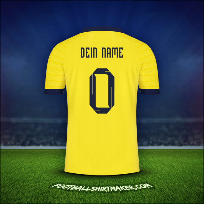 Trikot Ecuador 2023 -  dein name - 0