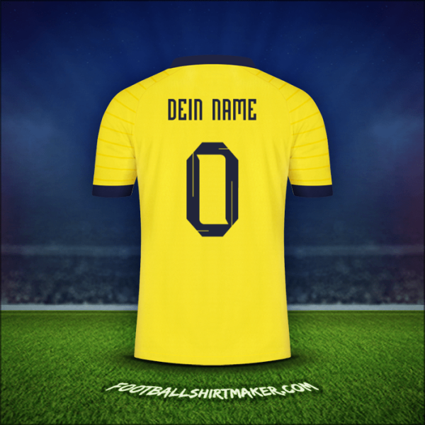 Trikot Ecuador 2023 -  dein name - 0