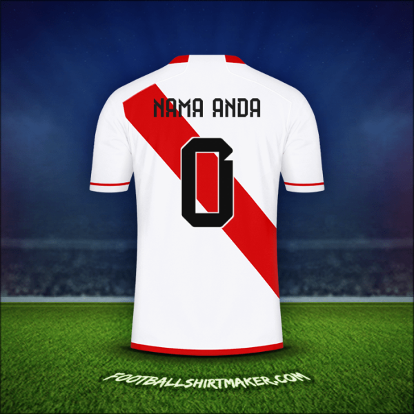 Jersey Peru 2023 -  nama anda - 0