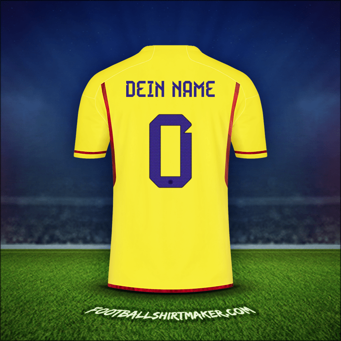 Trikot Kolumbien 2022/2023 -  dein name - 0