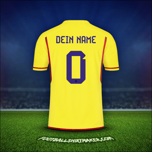 Trikot Kolumbien 2022/2023 -  dein name - 0