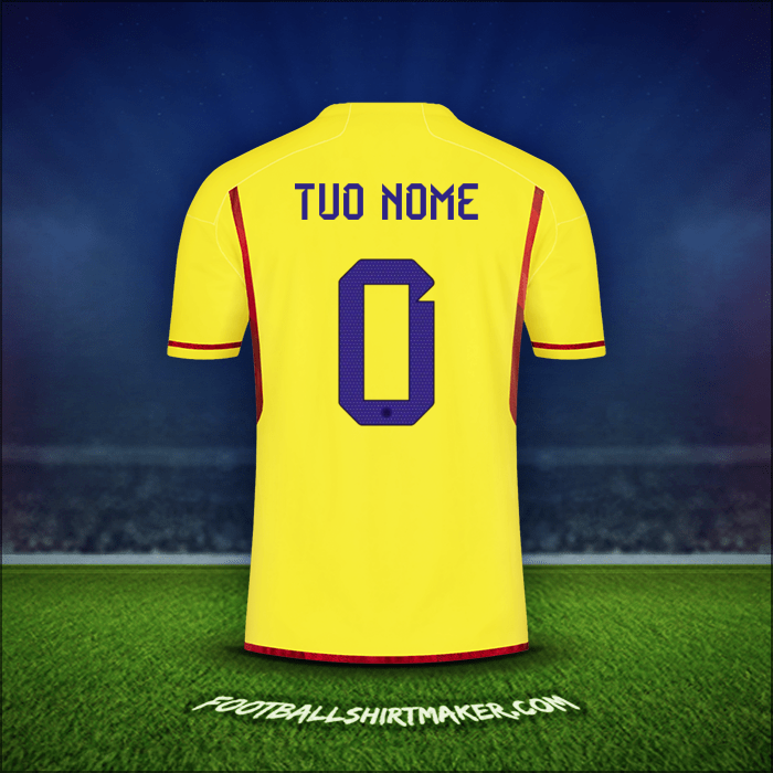 Maglia Colombia 2022/2023 -  tuo nome - 0