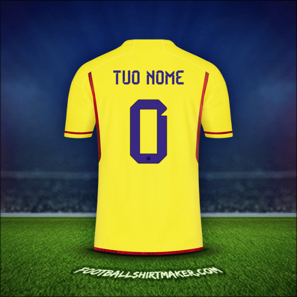 Maglia Colombia 2022/2023 -  tuo nome - 0