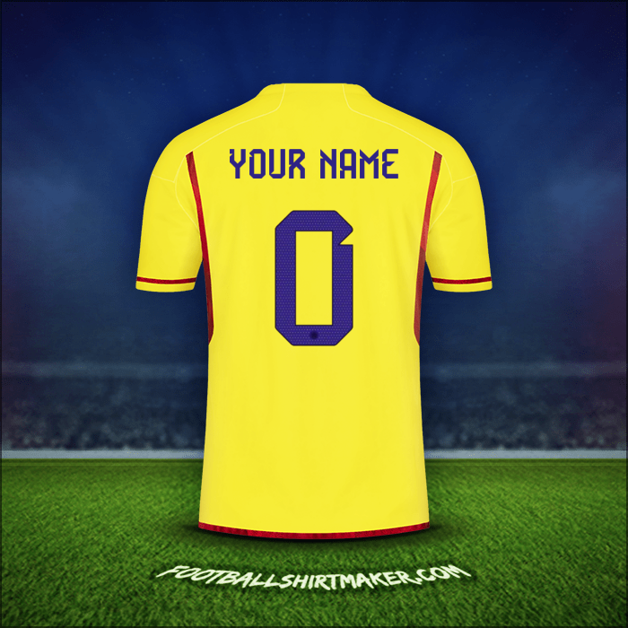 Jersey Colombia 2022/2023 -  your name - 0