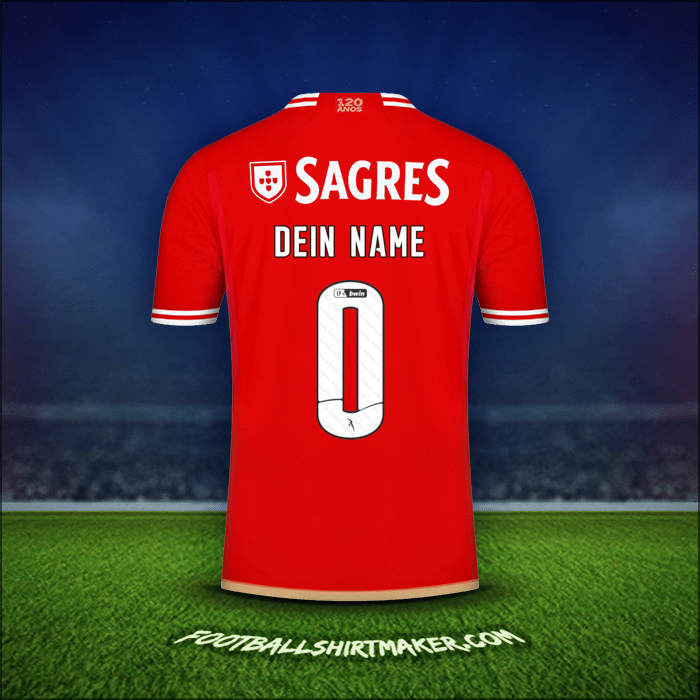 Trikot SL Benfica 2023/2024 -  dein name - 0