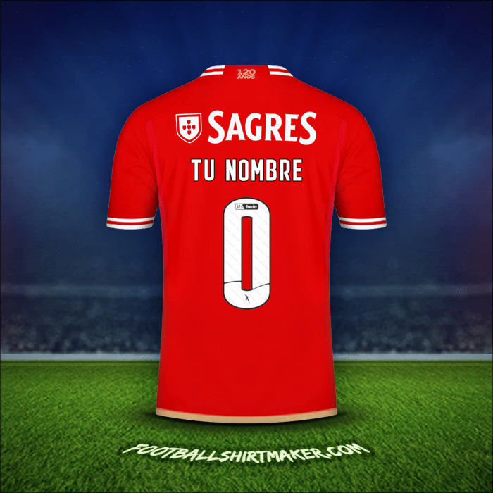 Camiseta SL Benfica 2023/2024 -  tu nombre - 0