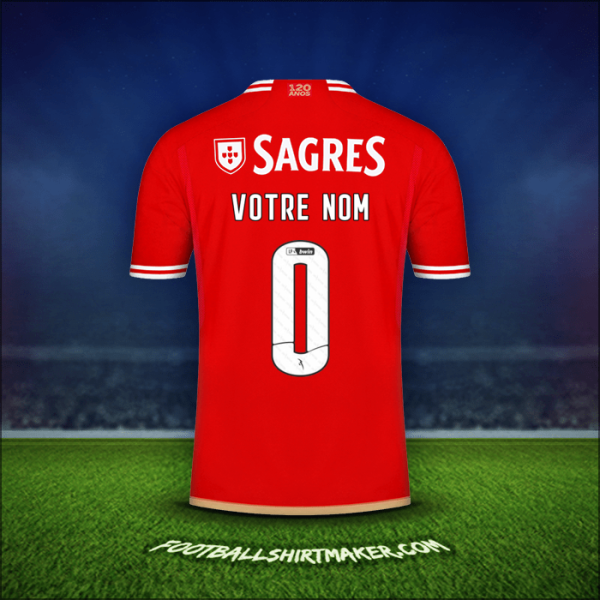 Maillot SL Benfica 2023/2024 -  votre nom - 0