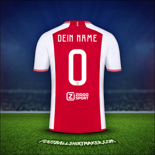 Trikot AFC Ajax 2023/2024 -  dein name - 0