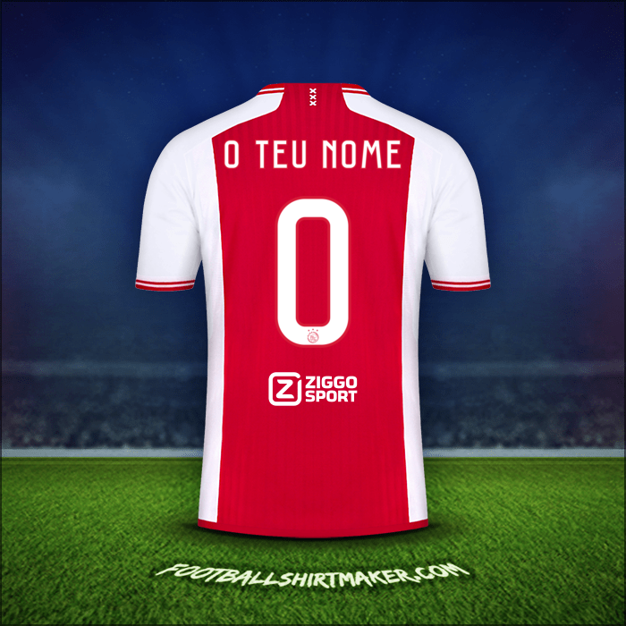 Camisola AFC Ajax 2023/2024 -  o teu nome - 0