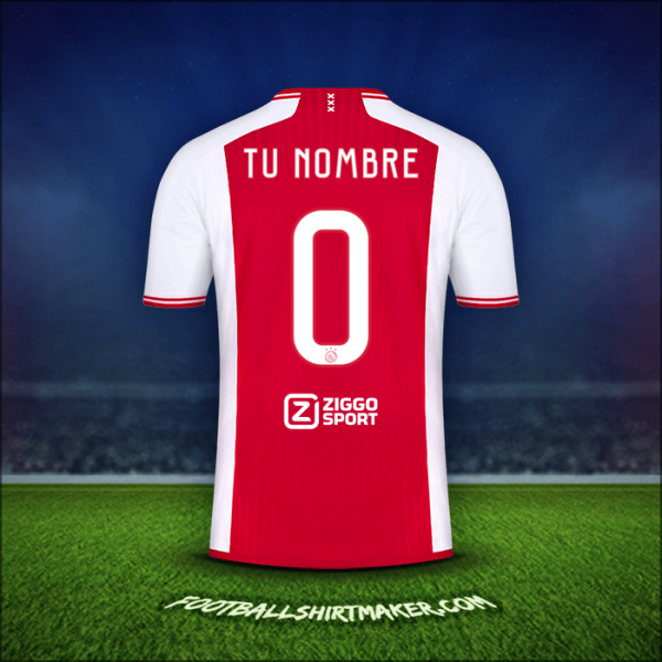 Camiseta AFC Ajax 2023/2024 -  tu nombre - 0