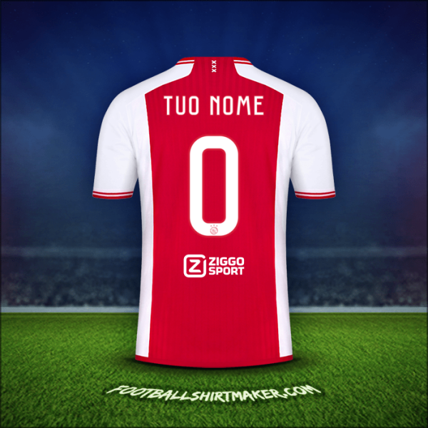 Maglia AFC Ajax 2023/2024 -  tuo nome - 0