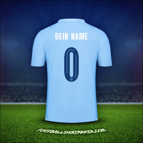 Trikot Manchester City Cup 2023/2024 -  dein name - 0